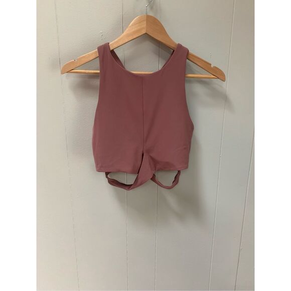 Athleta Conscious Cutout Crop D-DD Bra Tank Size Medium - Picture 1 of 3